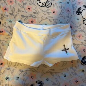 Y2K chic streetwear punk  cross shorts